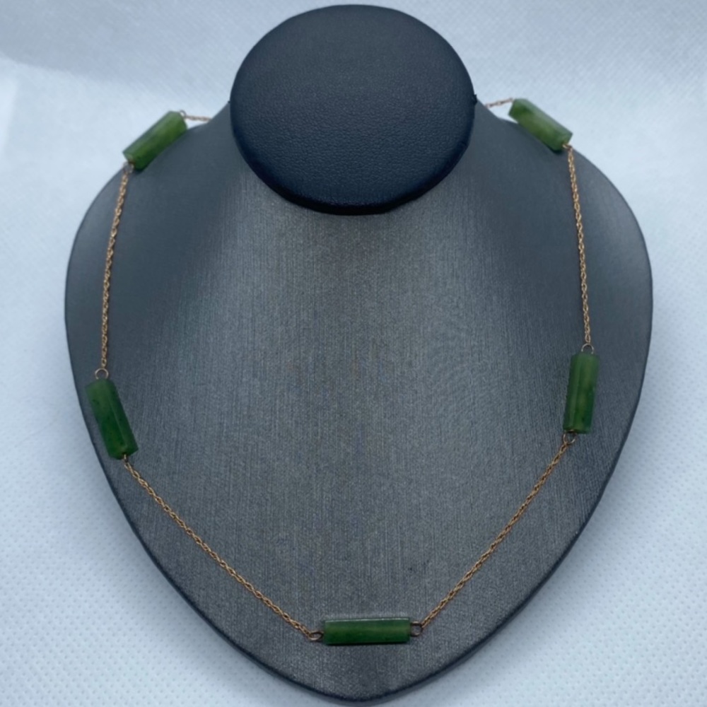 14k Jade necklace